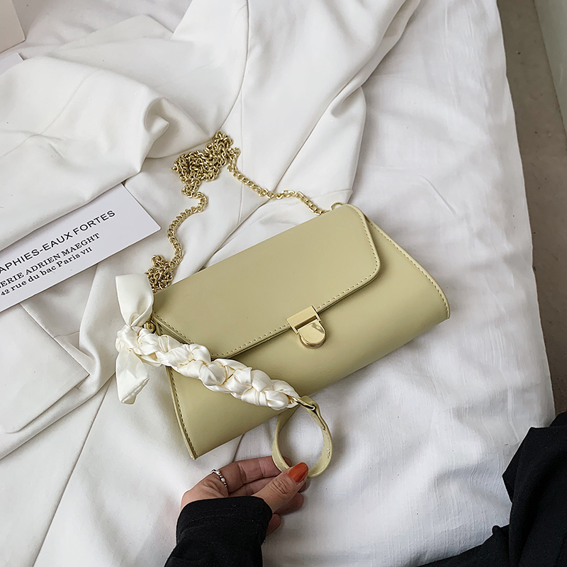 Yellowsummer Minority Design Bag 2021 new pattern tide fashion chain One shoulder Axillary bag Messenger Female bag Versatile ins