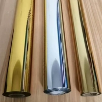 Импортированная двусторонняя бумага с горячим золотом золотой фольга и бумага Электрика 640 мм*120 мл 100-1000 юань/объем
