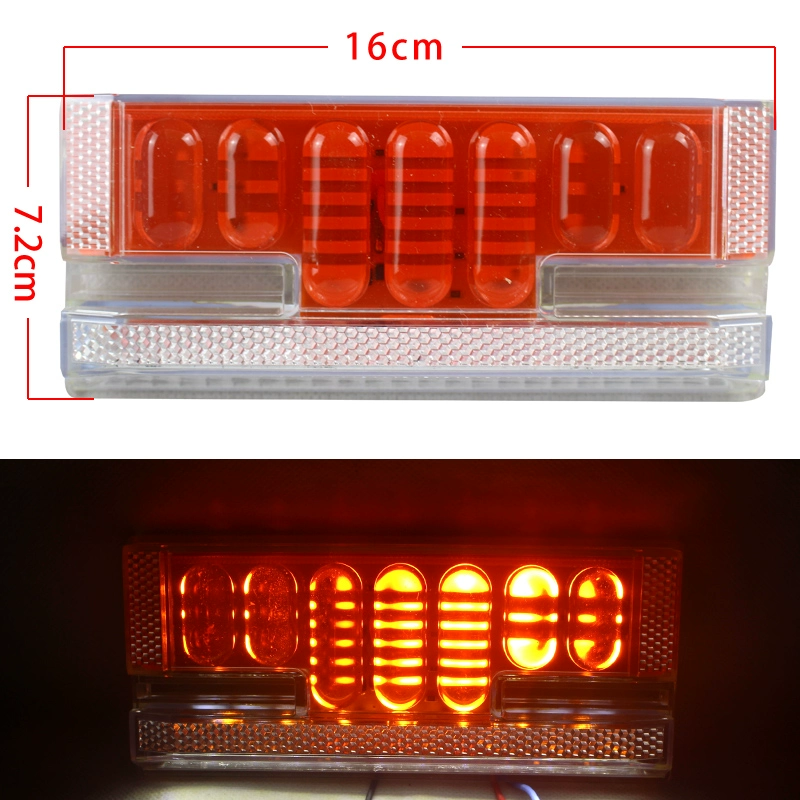 đèn led oto siêu sáng Half -hanging LED Side Light Truck Wide Wide Light nổi bật 12 Volts 24V, ánh sáng không thấm nước nhẹ Ultra -bright Vòng eo đèn bên ánh sáng hàn kính ô tô gương lồi oto 