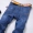 Quần jean nam co giãn cao chất béo cộng với phân bón Quần dài XL cao eo cao chất béo quần nam 42 quần jean nam