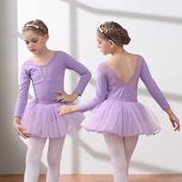 Сиреневый лонгслив, юбка-пачка