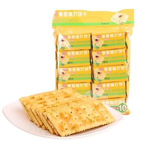 [四洲 香葱梳打饼干 40g*10]