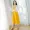 Handu Yishe 2019 Váy nữ mùa hè Hàn Quốc Váy liền thân màu rắn dài một chiếc váy giản dị EK9130 - A-Line Váy
