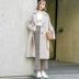 Áo len lông cừu Handu 2018 mùa đông mới dành cho nữ thời trang Hàn Quốc phổ biến áo khoác len dài mỏng - Áo Hàn Quốc Áo Hàn Quốc