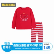 Balla Balla Quần áo trẻ em gái mặc bộ quần áo mùa xuân 2018 Phim hoạt hình trẻ em mới Pyjama trẻ em Dịch vụ nhà