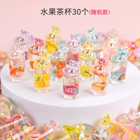 Смесь фруктовых чайных чашек и соответствует 30 установках