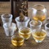Nhật bản cốc trà thủy tinh ban đầu hướng dẫn sử dụng búa mắt thủy tinh chịu nhiệt cốc chén nước ly rượu vang thủy tinh trà bộ Trà sứ
