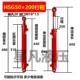 3t3 tấn xi lanh 50 lỗ xi ​​lanh thủy lực nâng hai chiều xi lanh đơn hạng nặng nhỏ xi lanh thủy lực xi lanh thủy lực hai chiều