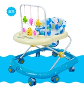 Bé sơ sinh con toddler walker 6 7-18 tháng con đa chức năng chống rollover tay đẩy có thể mất âm nhạc