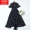Fabelai 2019 xuân hè nữ mới bằng gỗ tròn cổ kèn tay áo cao eo hoa đầm đầm voan - Váy eo cao