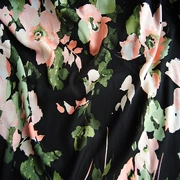 Composite dây mớ hỗn độn vải nhạt vải lụa hoa hơi thông qua vật liệu quần áo mùa hè mới - Vải vải tự làm