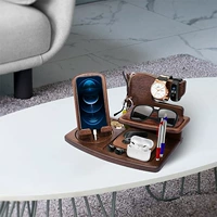 Новая креативная стойка для хранения настольных компьютеров, зарядка встроенная деревянная кронштейна для мобильных телефонов, глазное каркас офисная гостиная