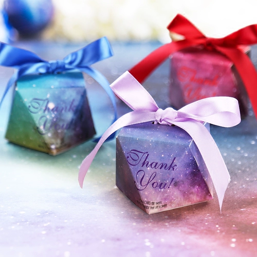 Vini Honey Creative Wedding Wedding Wedding Candy Box Starry Sky изысканная коробка свадебная коробка свадьба свадебная коробка свадьба