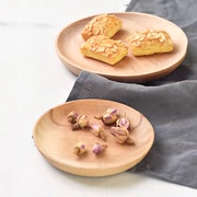 Pallet gỗ hộ gia đình pallet gỗ rắn gỗ khay snack khay trà tre Nhật Bản- phong cách đĩa gỗ tấm tấm gỗ tấm gỗ
