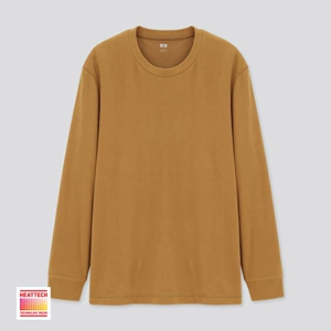 [优衣库 男装 HEATTECH摇粒绒圆领套头衫(长袖) 430382 UNIQLO]