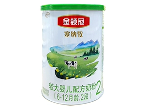 [伊利金领冠405G塞纳牧有机较大婴儿配方奶粉]