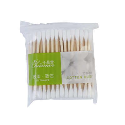 Qianmuxue Bamboo Swab Wabl Swab 72 штуки/упаковка