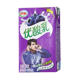 Йогурт Yili Tetra Pack Черничный 250мл/коробка