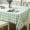 Vải châu Âu dã ngoại vải vườn gió hình chữ nhật lưới khăn trải bàn cao cấp nhà hàng phương Tây bàn cà phê bàn ​​tròn khăn trải bàn