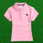 Quần áo golf nữ Áo thun chống nắng mùa hè nhanh khô thoáng khí thể thao phù hợp với quần áo GOLF Quần áo polo ngắn tay nữ - Thể thao sau