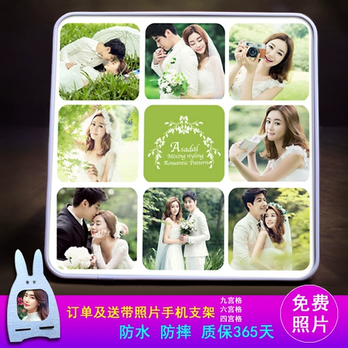 Фоторамка, квадратная настенная белая фотография, делается под заказ