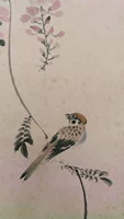 Японская фоновая каллиграфия и живопись, Китайская Республика, старая бумага для рисования цветов и птиц, народ на гору Вуюн Дао, картина в глицинии, изображение, оригинальная 932