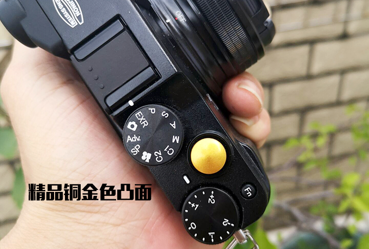 Bright Yellowcamera shutter Button Fuji X100Vxt10XT4xt3xt20xt30 Micro single XE 4 shutter Key
