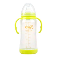 Зеленый, стеклянный, 260 мл, защита при падении