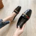 Baotou một nửa dép nữ mùa hè 2020 mới bá đạo giày lười Hàn Quốc đế phẳng thời trang hoang dã đi dép - Dép Dép