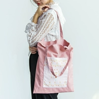 Японский шоппер, милая вместительная и большая брендовая сумка на одно плечо, льняная сумка