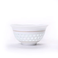 Jie Yibo sứ trắng tự động tea set bìa bát cốc công bằng ấm trà chén kung fu trà đặt phụ kiện sản phẩm duy nhất cup cup trà biển bình giữ nhiệt pha trà