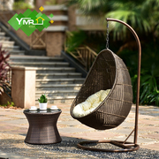 Biệt thự sân giải trí đồ nội thất vườn đu ngoài trời treo ghế ban công giải trí ghế wicker ngoài trời treo giỏ rocking chair phong cách Châu Âu