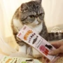 Nhật Bản Petio Pio Cat Snacks Ham Intestines Hải sản Ruột cá ngừ Hương vị mực vào Mèo nhỏ 6 Túi - Đồ ăn nhẹ cho mèo thức ăn mèo whiskas