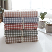 Bông quilt cover mảnh duy nhất rửa quilt cover 100% cotton kẻ sọc sọc bầu không khí đơn giản siêu mềm sheets có thể được tùy chỉnh chăn ga đẹp