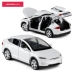 Tesla 1 32 cánh mòng biển sáu cánh xe hợp kim mô hình mô phỏng xe mô hình kim loại âm thanh và ánh sáng kéo trở lại đồ chơi xe - Chế độ tĩnh Chế độ tĩnh