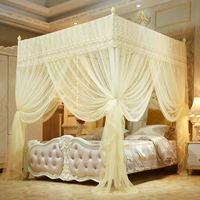 Fine giường đơn tầng ký túc xá giường Ý lưới sợi công chúa triều tài khoản giường gió tài khoản nhà manti - Lưới chống muỗi màn lưới chống muỗi gấp gọn