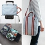 Du lịch ở nước ngoài túi lưu trữ di động có thể được thiết lập hành lý xe đẩy túi du lịch lưu trữ quần áo túi trang điểm rửa túi mua vali kéo