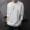 Pure white round neck long sleeves