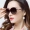 2019 phụ nữ mới kính râm phân cực tròn mặt kính đỏ kính râm nữ mô hình ngôi sao thủy triều UV bảo vệ kính gọng lớn - Kính đeo mắt kính kính versace