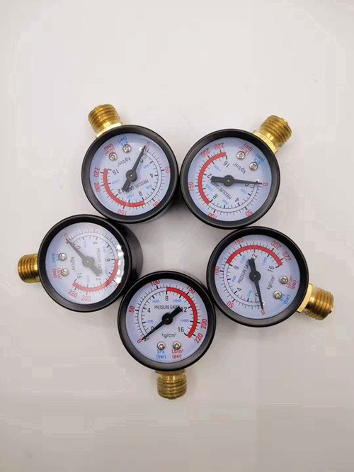 Đồng hồ đo áp suất 1.6mpa van giảm áp đồng hồ đo áp suất bơm kiểm tra áp suất nồi hơi đồng hồ đo áp suất 14*1.5mm lõi chứa đầy khớp
