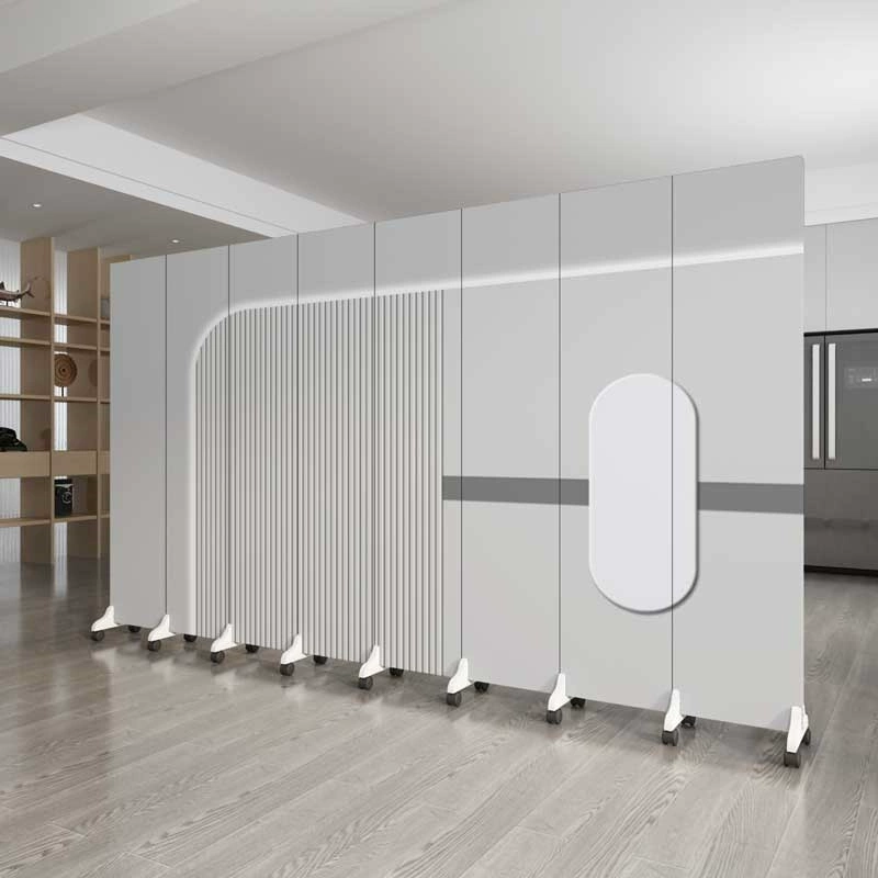 Tùy chỉnh 
            hai mặt Bắc Âu màn hình vách ngăn phòng khách cửa ra vào đơn giản hiện đại tại nhà di động gấp văn phòng che chắn gấp màn hình vách ngăn phòng khách và bếp bằng gỗ 