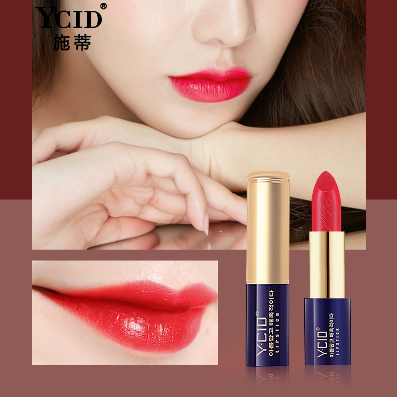 Stie blue rose lipstick niche nhãn hiệu cốc chống dính không phai lâu trôi dưỡng ẩm lâu trôi son môi nữ sinh giá rẻ - Son môi