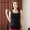 Thời trang khí chất Slim vest chuyên nghiệp chạm đáy hoang dã mùa hè mới phương thức cá heo trái tim quần áo phụ nữ - Áo ba lỗ thoi trang cong so