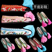 Бесплатная доставка джоню -драма драма мисс кольцо Lady обувь вышитая обувь красочные туфли Tsing Yi Huadan