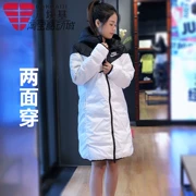 Áo khoác Nike nữ 2019 mùa đông hai bên mặc áo khoác thể thao giản dị áo khoác dày ấm 939441-010 - Thể thao xuống áo khoác