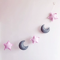 Розовая звезда звезда серая луна