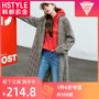 Quần áo Handu 2019 Phụ nữ Hàn Quốc mùa đông mới thả lỏng áo lưới dài len NG9150 - Áo Hàn Quốc kiểu áo dạ đẹp