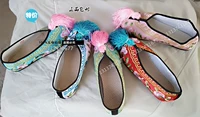 Драма и драматическая туфли/цветные туфли пекинская оперная пленка и телевизионная обувь Yue Drama Shoes tsing Yi Huadan Flat Shoes