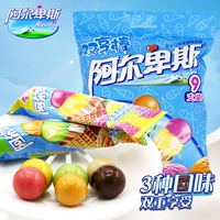 Alpine Double -Enjoys Hard Lollipop 9 Установлен 144 г/сумка детского дня смешанные вкусовые конфеты.