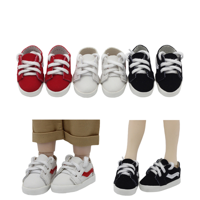 taobao agent 6 -point BJD baby shoes small white shoes 15 cm EXO doll doll sports shoes leather shoe replacement versatile small shoes